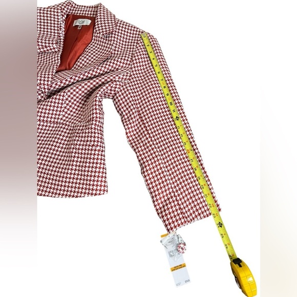 Le Suit Women’s Houndstooth Two Button Skirt Suit - Picture 12 of 16